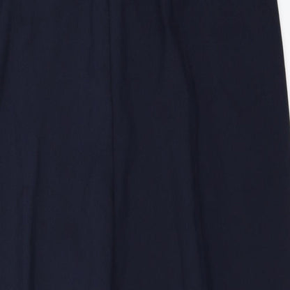 Womens UK Size 23 Preworn Regular Fit  Blue Trousers