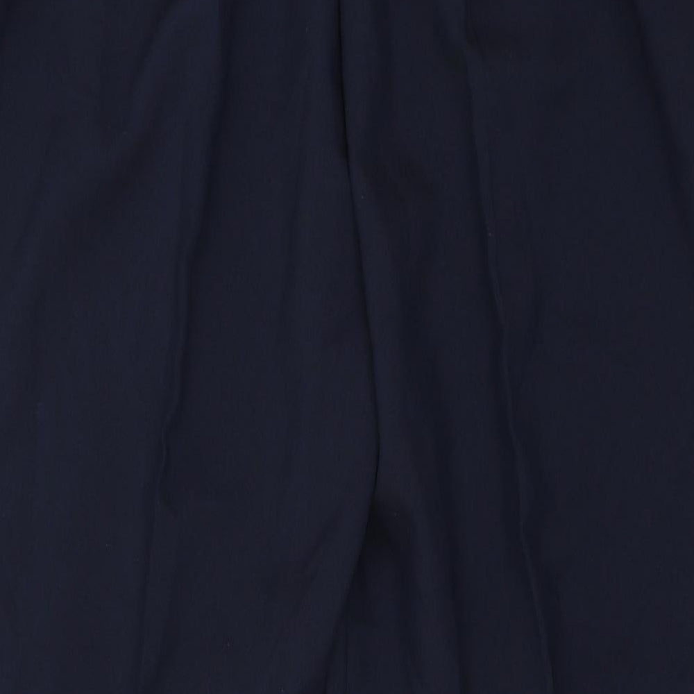 Womens UK Size 23 Preworn Regular Fit  Blue Trousers