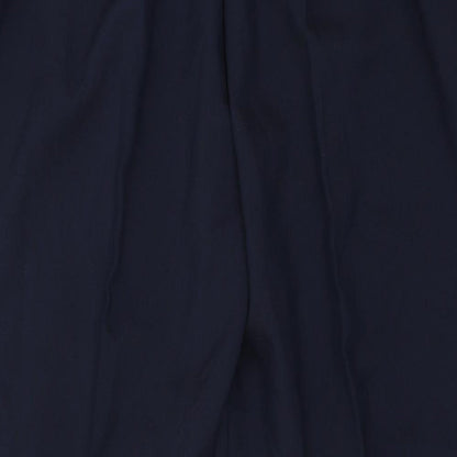 Womens UK Size 23 Preworn Regular Fit  Blue Trousers