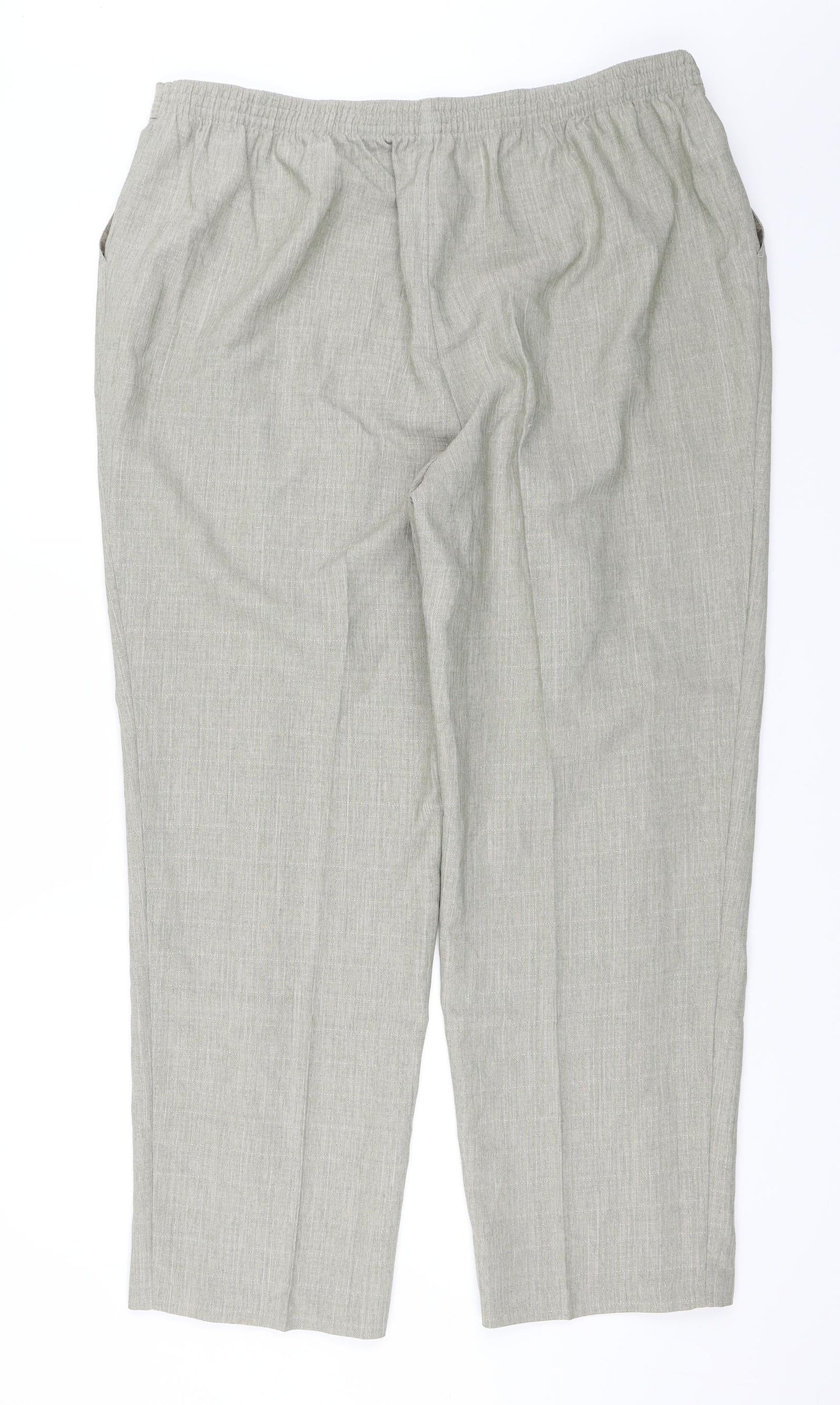 Womens UK Size 20 Marks and Spencer Regular Fit  Green Trousers