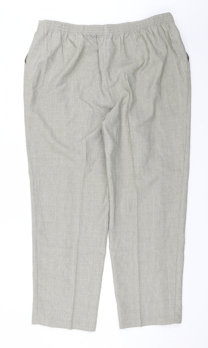 Womens UK Size 20 Marks and Spencer Regular Fit  Green Trousers