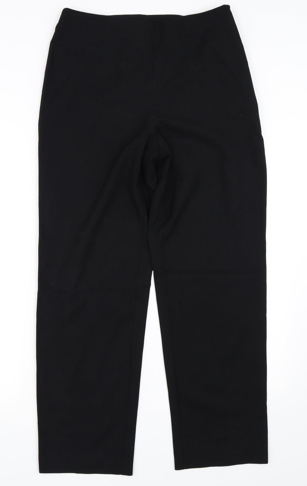 Womens UK Size 12 Marks and Spencer Regular Fit  Black Trousers