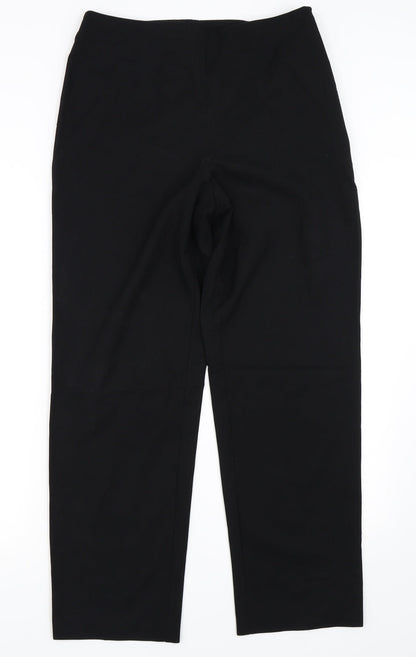 Womens UK Size 12 Marks and Spencer Regular Fit  Black Trousers