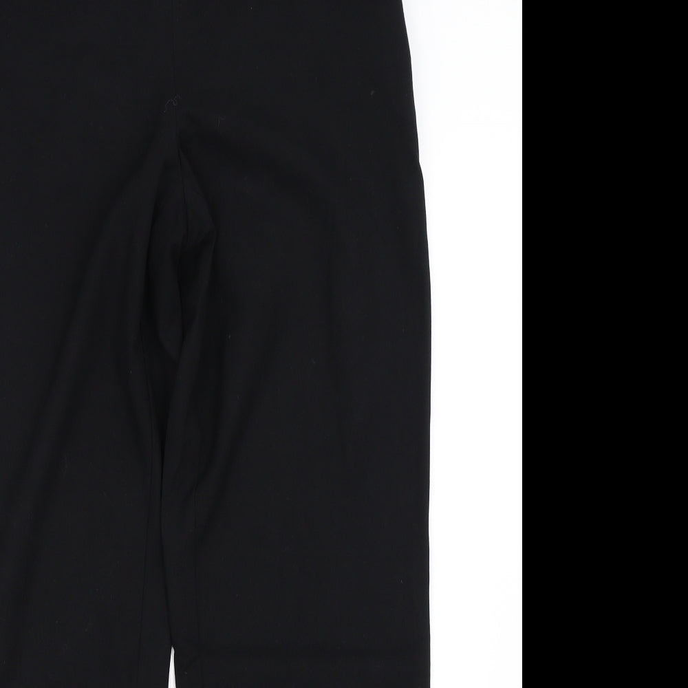 Womens UK Size 12 Marks and Spencer Regular Fit  Black Trousers