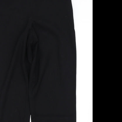 Womens UK Size 12 Marks and Spencer Regular Fit  Black Trousers