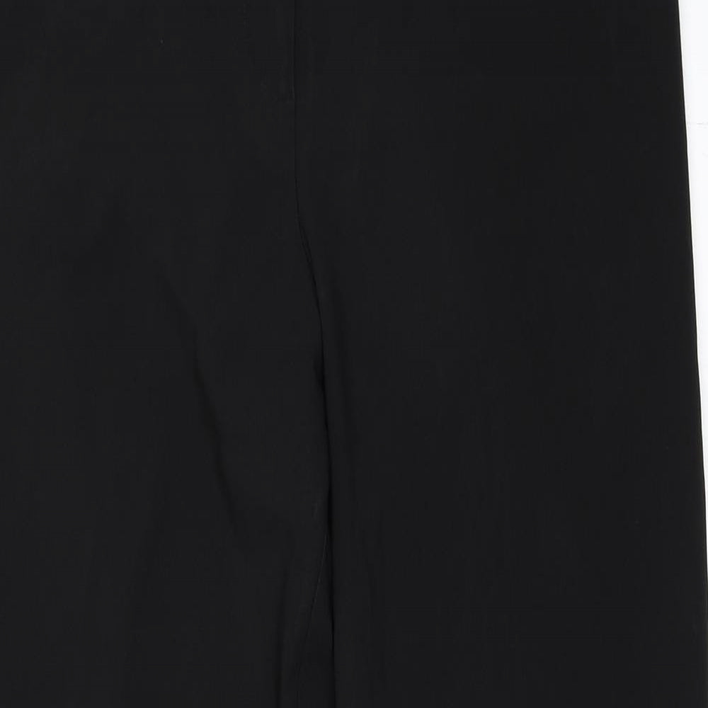 AMARANTO Womens Black   Trousers  Size 14 L29 in