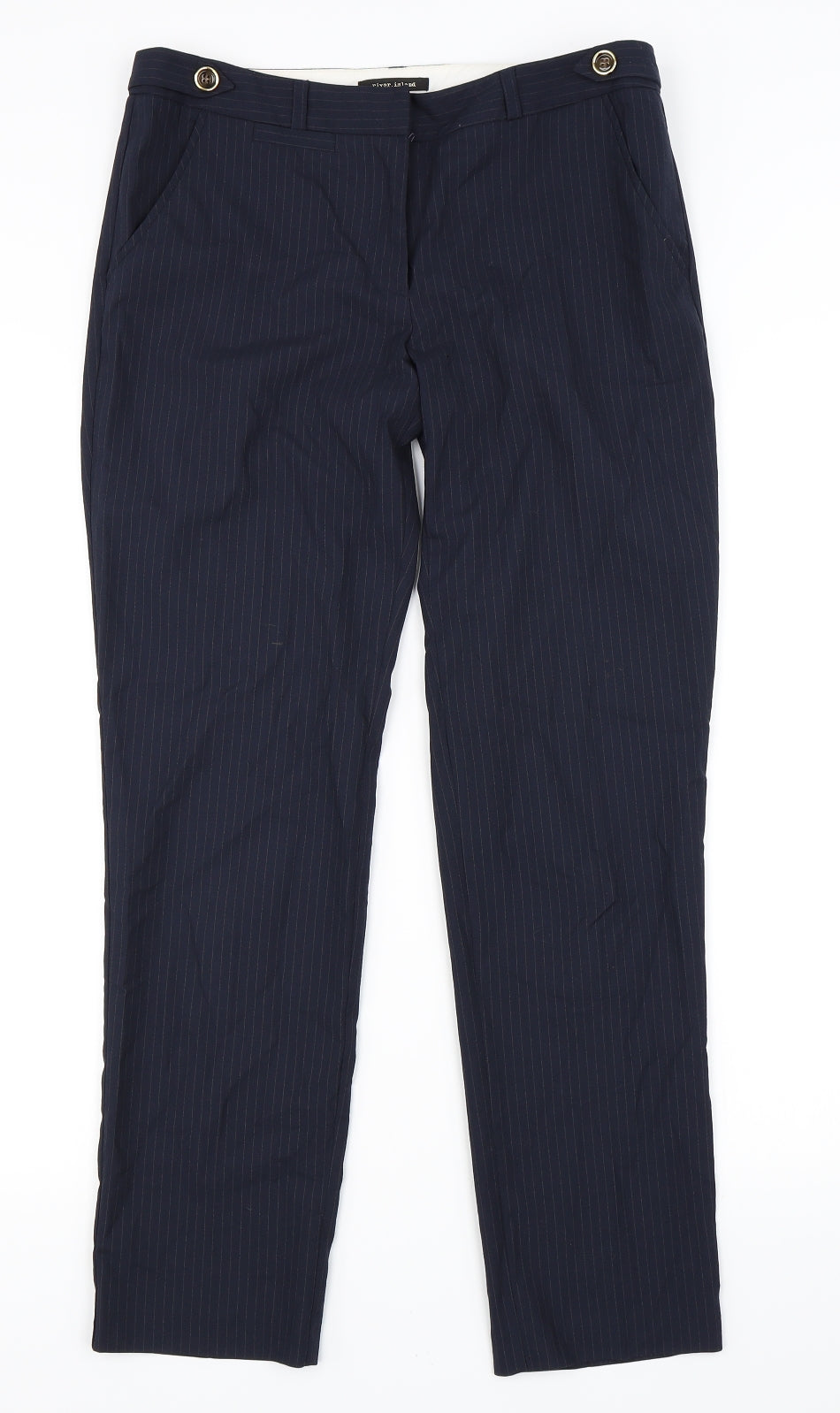 River Island Womens Blue   Trousers  Size 10 L28 in