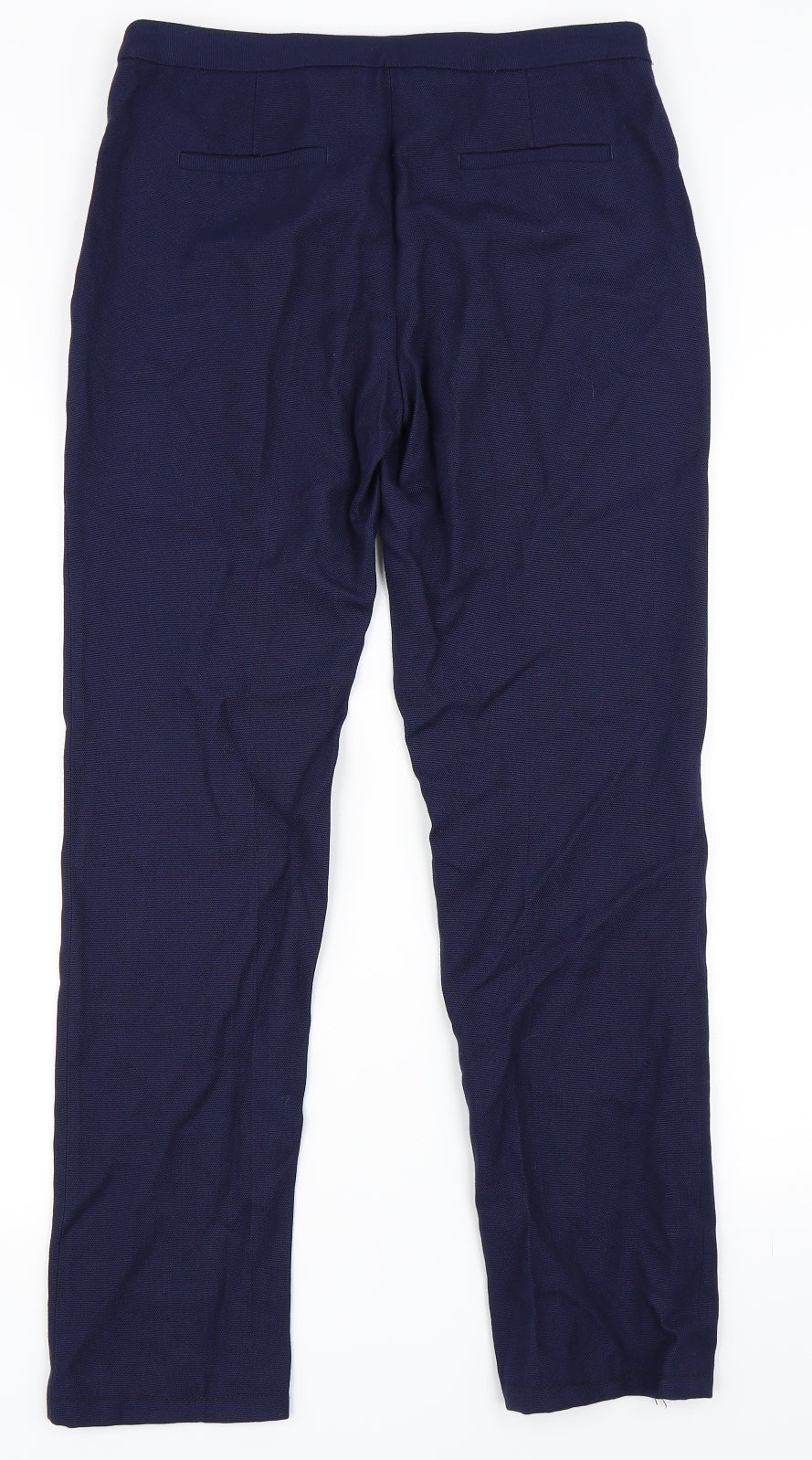 Womens UK Size S Zara Regular Fit  Blue Trousers