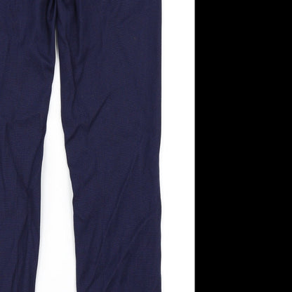 Womens UK Size S Zara Regular Fit  Blue Trousers
