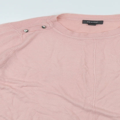 Primark Womens Pink   Pullover Jumper Size L