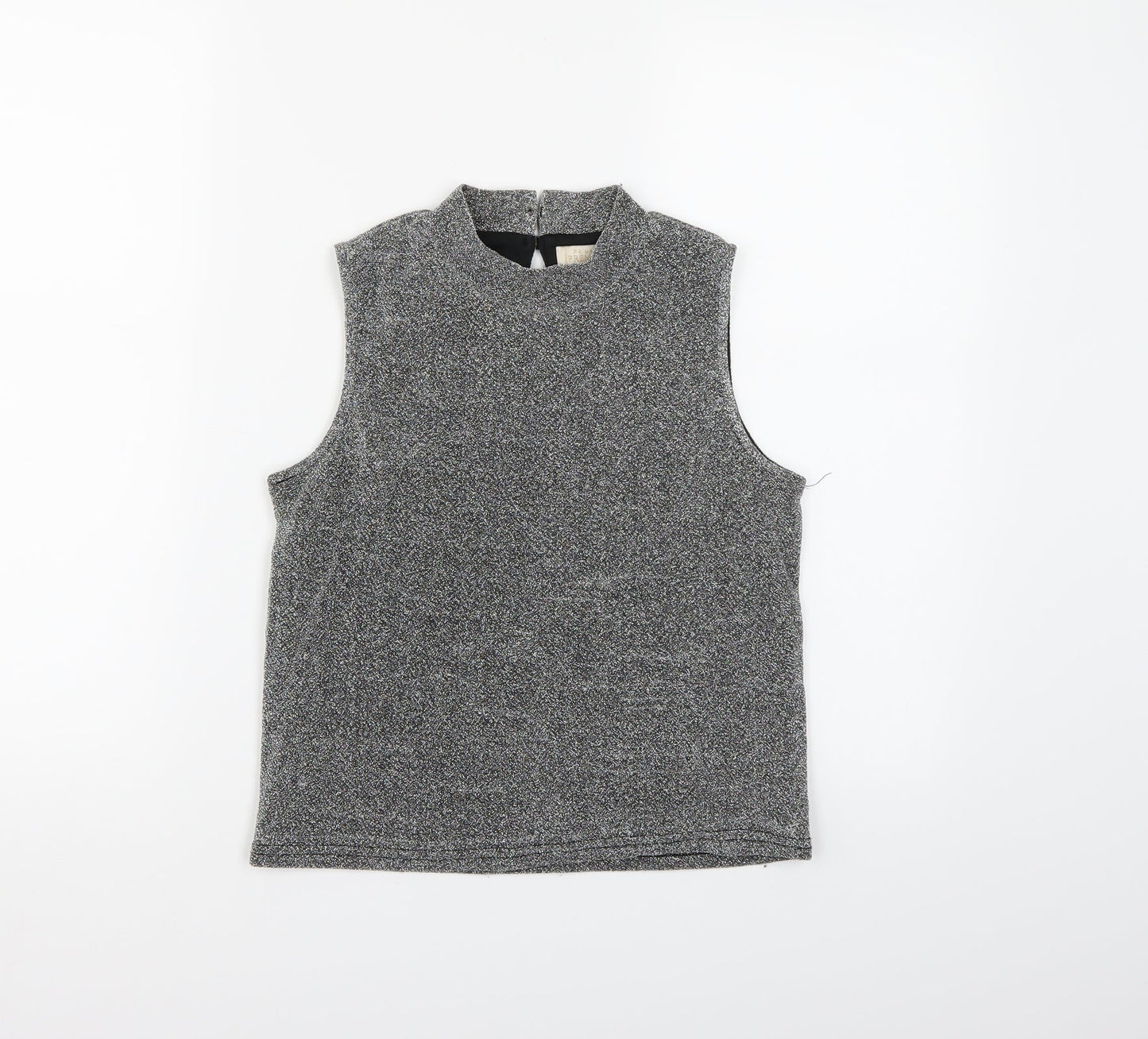 Primark Girls Silver   Cropped Tank Size 11-12 Years