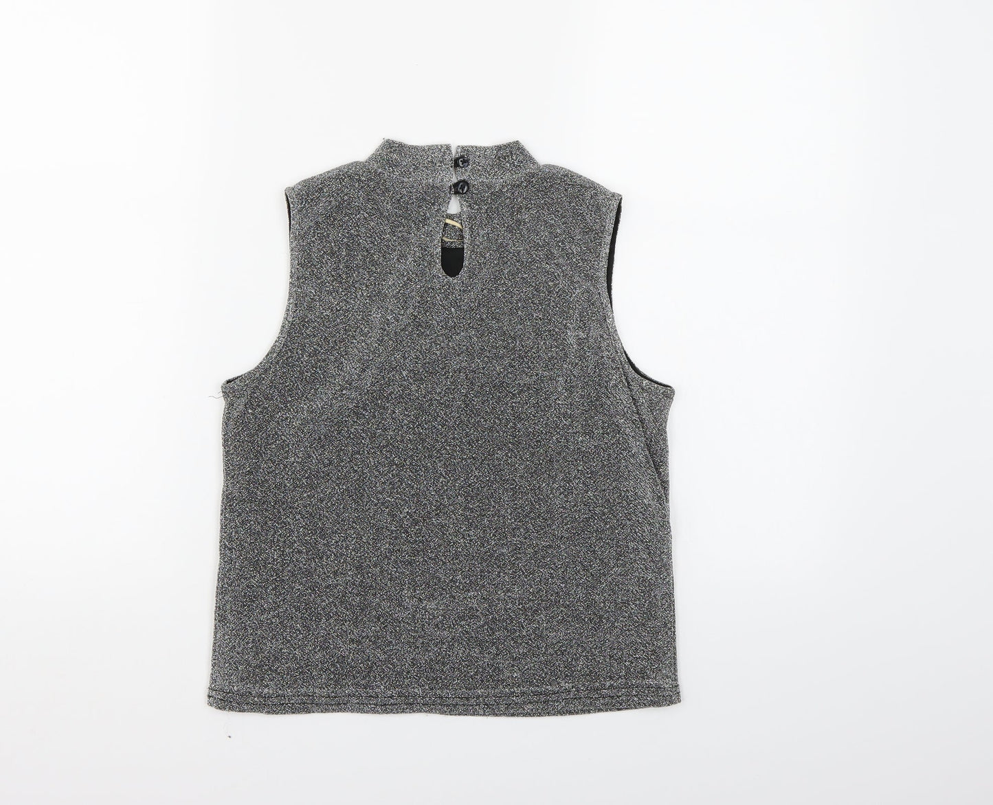 Primark Girls Silver   Cropped Tank Size 11-12 Years