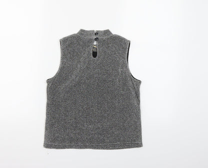 Primark Girls Silver   Cropped Tank Size 11-12 Years