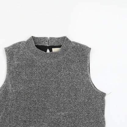 Primark Girls Silver   Cropped Tank Size 11-12 Years