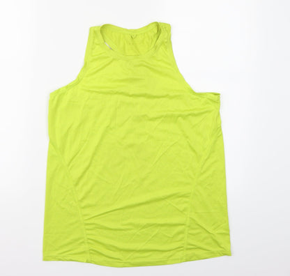 Workout Womens Green   Basic Tank Size 10