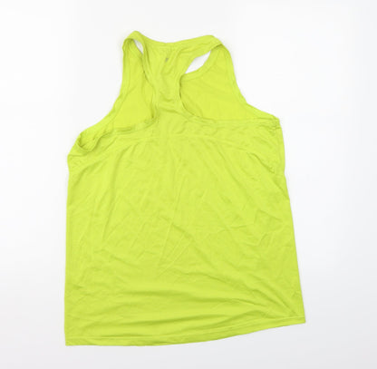 Workout Womens Green   Basic Tank Size 10