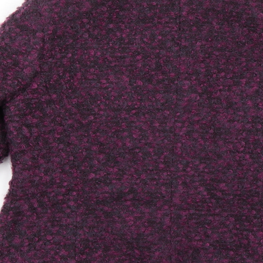 Husen Moda Womens Purple   Pea Coat Coat Size 12