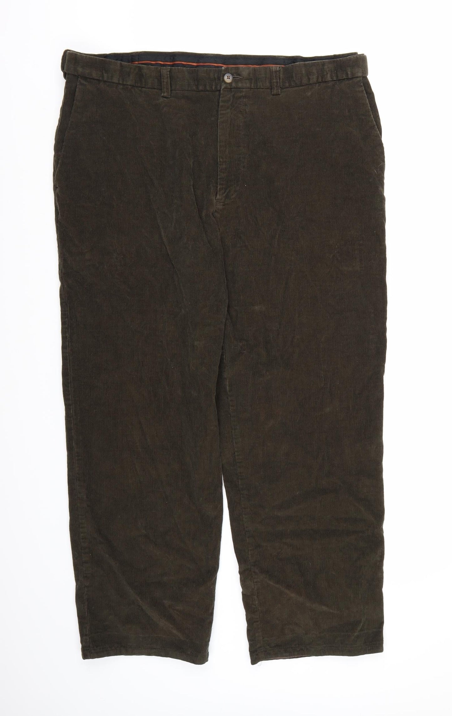 Hagar Mens Brown  Corduroy Trousers   L28 in