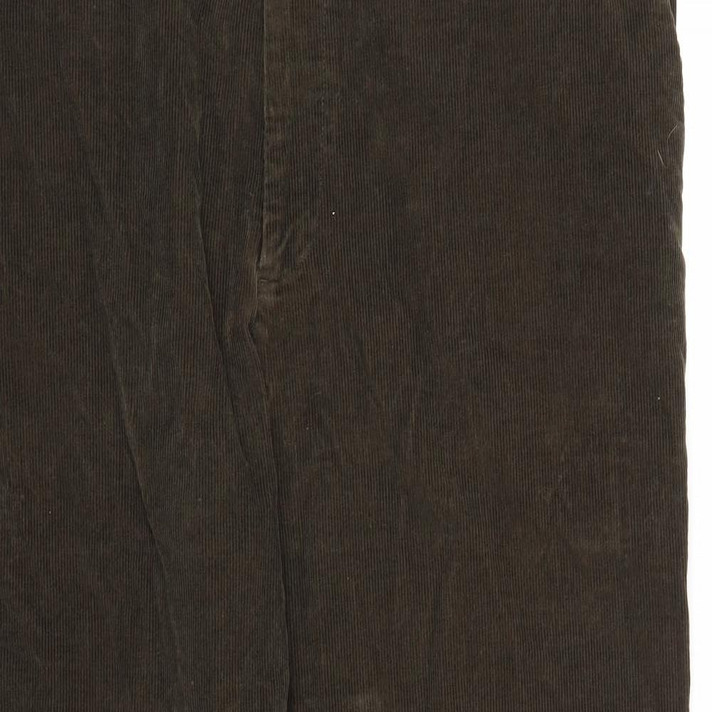 Hagar Mens Brown  Corduroy Trousers   L28 in