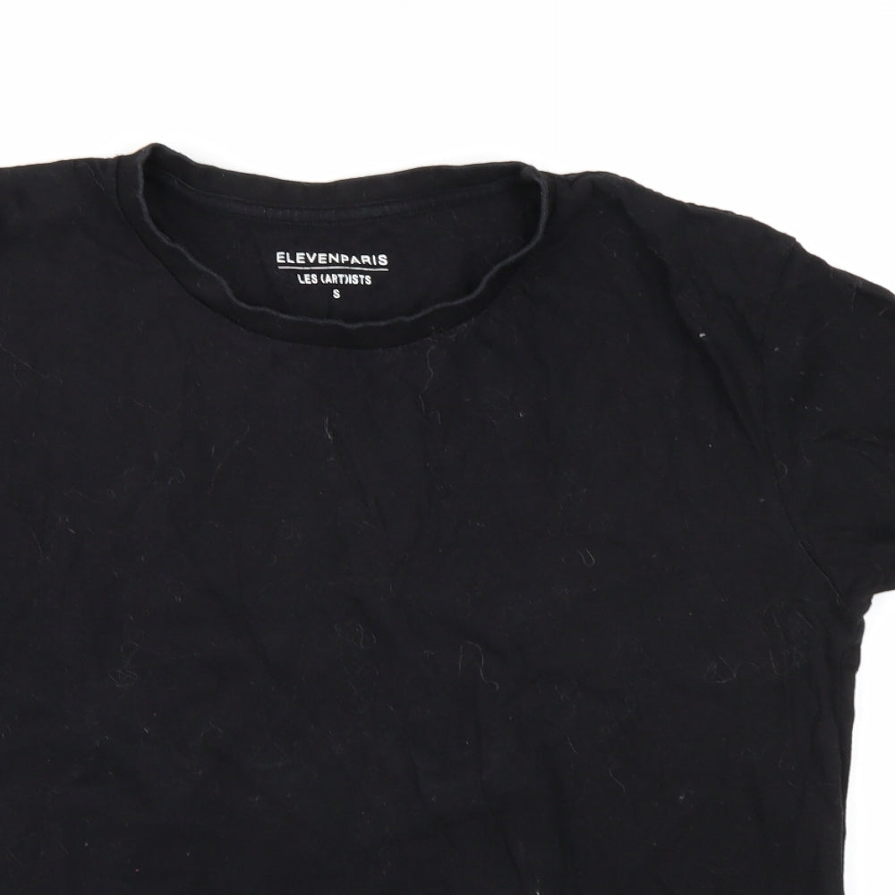 Eleven Paris Mens Black    T-Shirt Size S