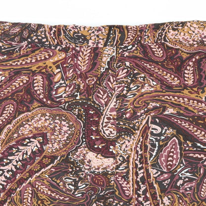 Classic  Womens Multicoloured Paisley  A-Line Skirt