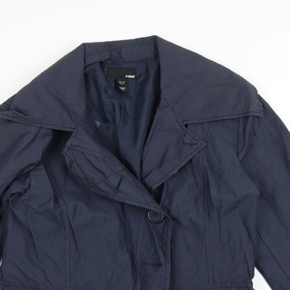 Womens UK Size 8 H&M Blue Jacket