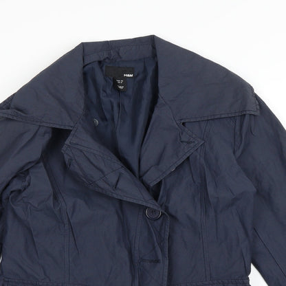 Womens UK Size 8 H&M Blue Jacket