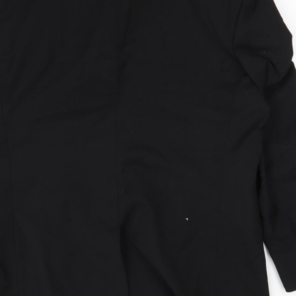 Mens UK Size L Preworn Regular Black Suit 3 Piece