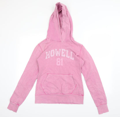 H&M Womens Pink   Pullover Hoodie Size S