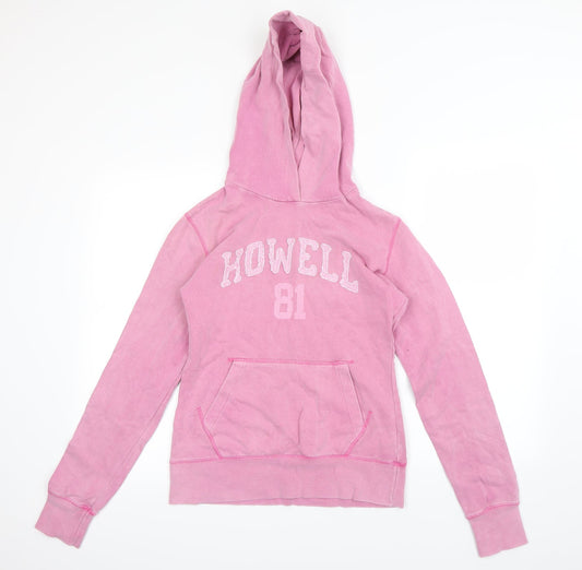 H&M Womens Pink   Pullover Hoodie Size S