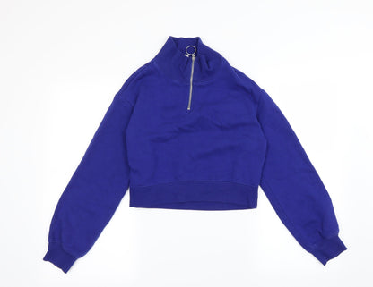 Divded Womens Blue   Henley Jumper Size XS
