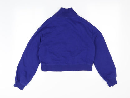 Divded Womens Blue   Henley Jumper Size XS