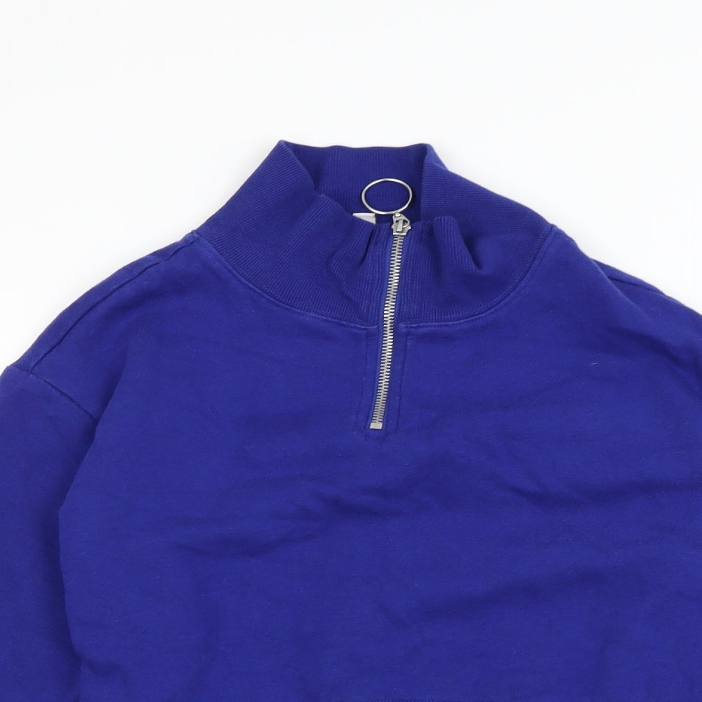 Divded Womens Blue   Henley Jumper Size XS