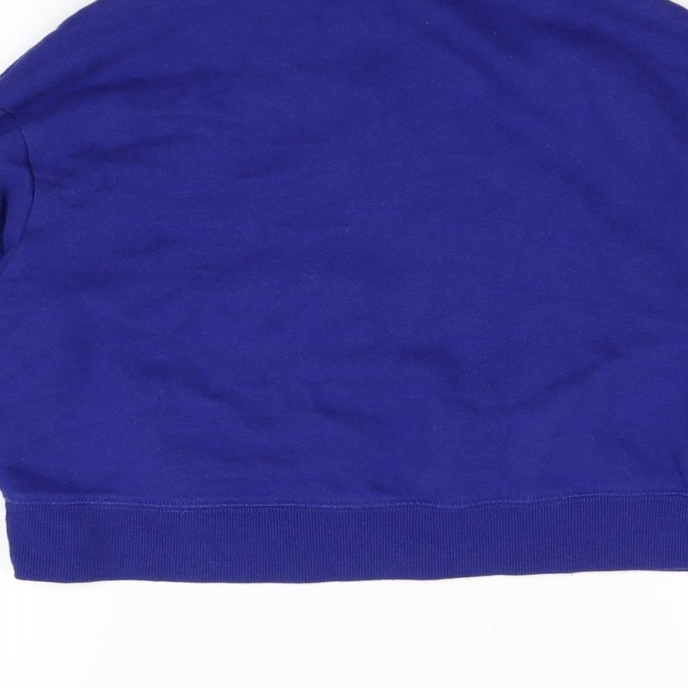 Divded Womens Blue   Henley Jumper Size XS