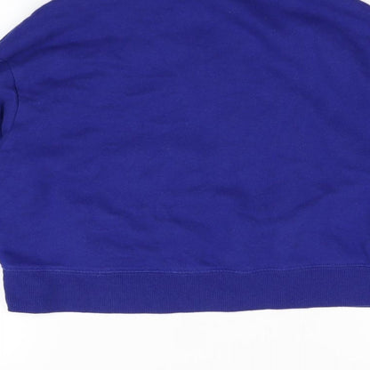Divded Womens Blue   Henley Jumper Size XS
