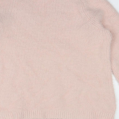 Peacocks Womens Pink   Pullover Jumper Size L