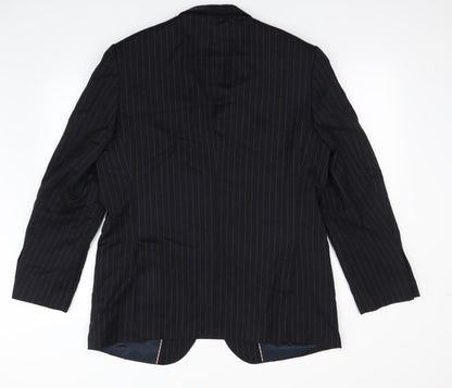 Mens UK Size L Preworn Regular Black Suit Jacket
