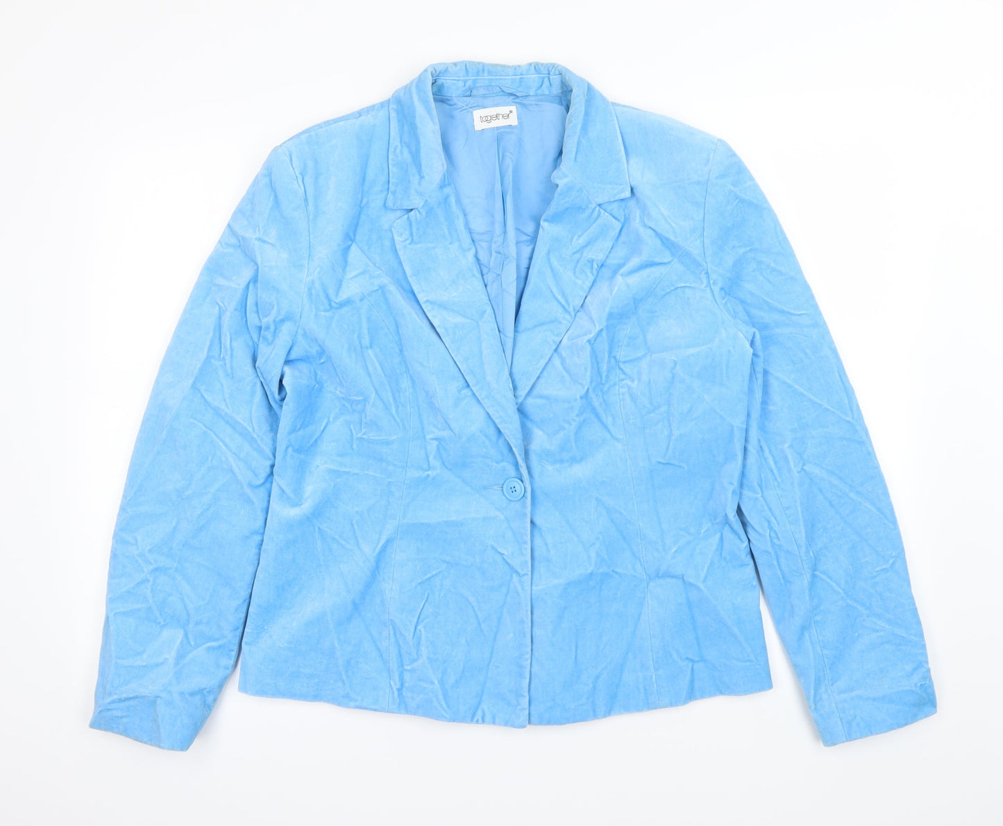 Womens UK Size 16 Together Blue Jacket