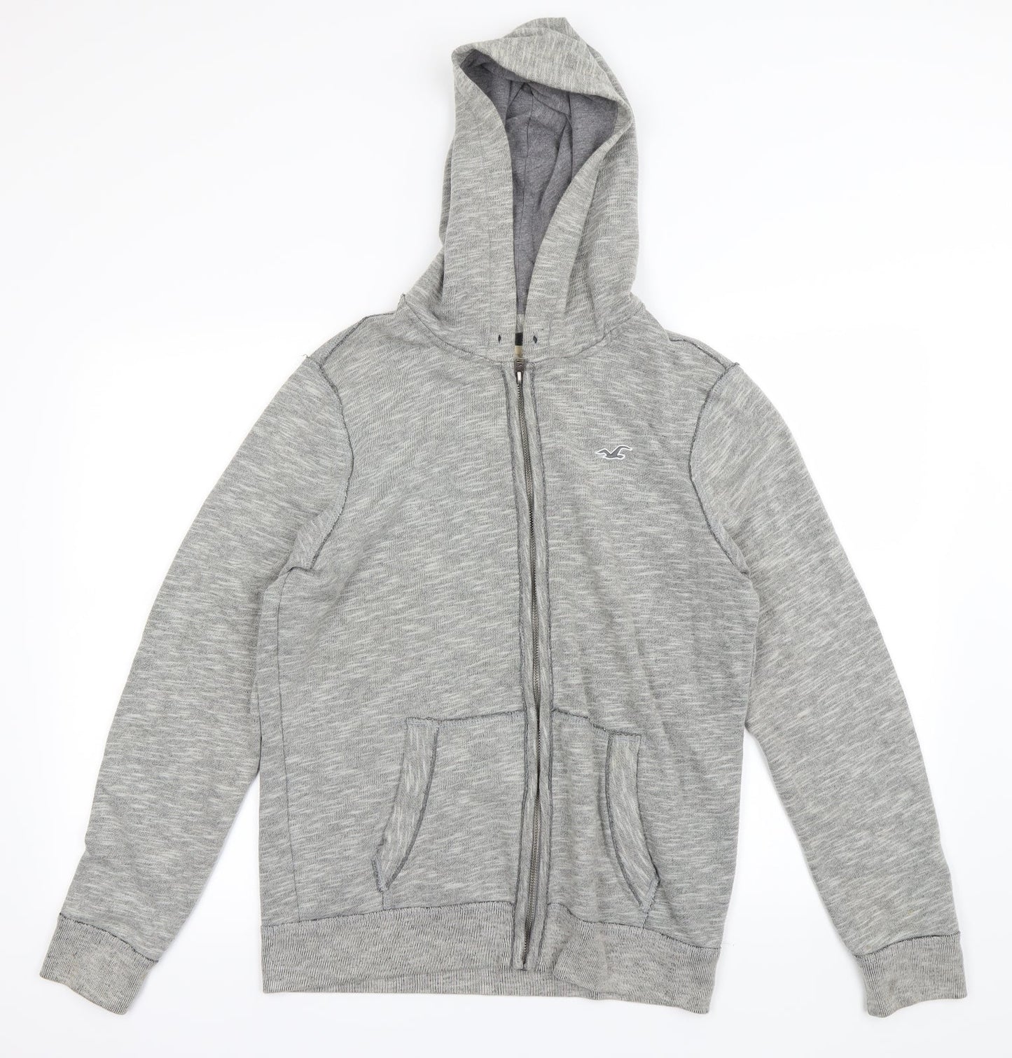 Hollister Womens Grey   Full Zip Hoodie Size S