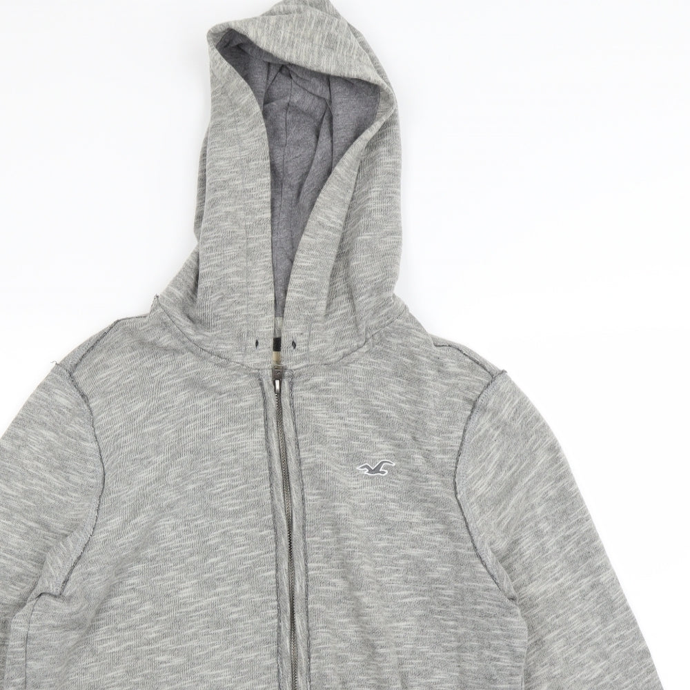 Hollister Womens Grey   Full Zip Hoodie Size S