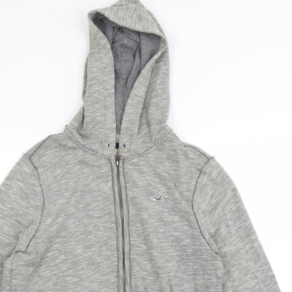 Hollister Womens Grey   Full Zip Hoodie Size S