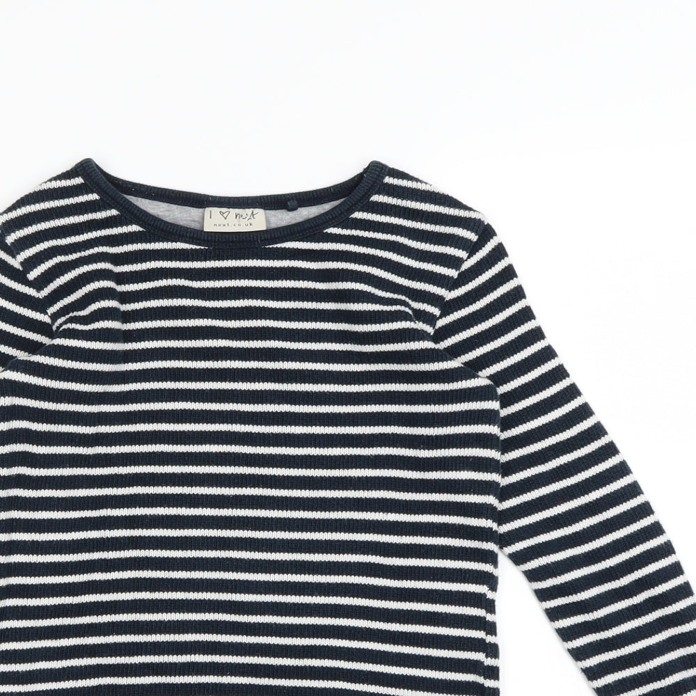 NEXT Girls Blue Striped  Mini  Size 8 Years