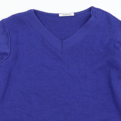 Damart Womens Blue   Pullover Jumper Size 12