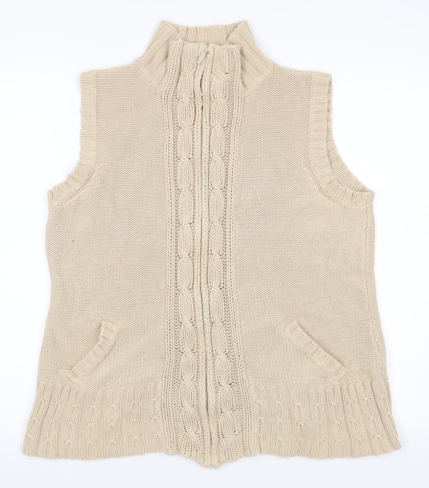 Womens UK Size 16 Casual Club Beige Jacket