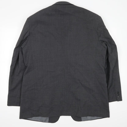 Mens UK Size 46 Impressions Regular Grey Suit Jacket
