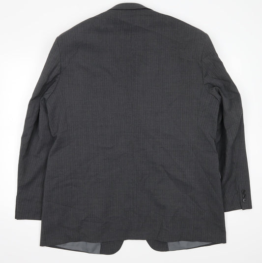 Mens UK Size 46 Impressions Regular Grey Suit Jacket