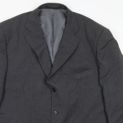 Mens UK Size 46 Impressions Regular Grey Suit Jacket