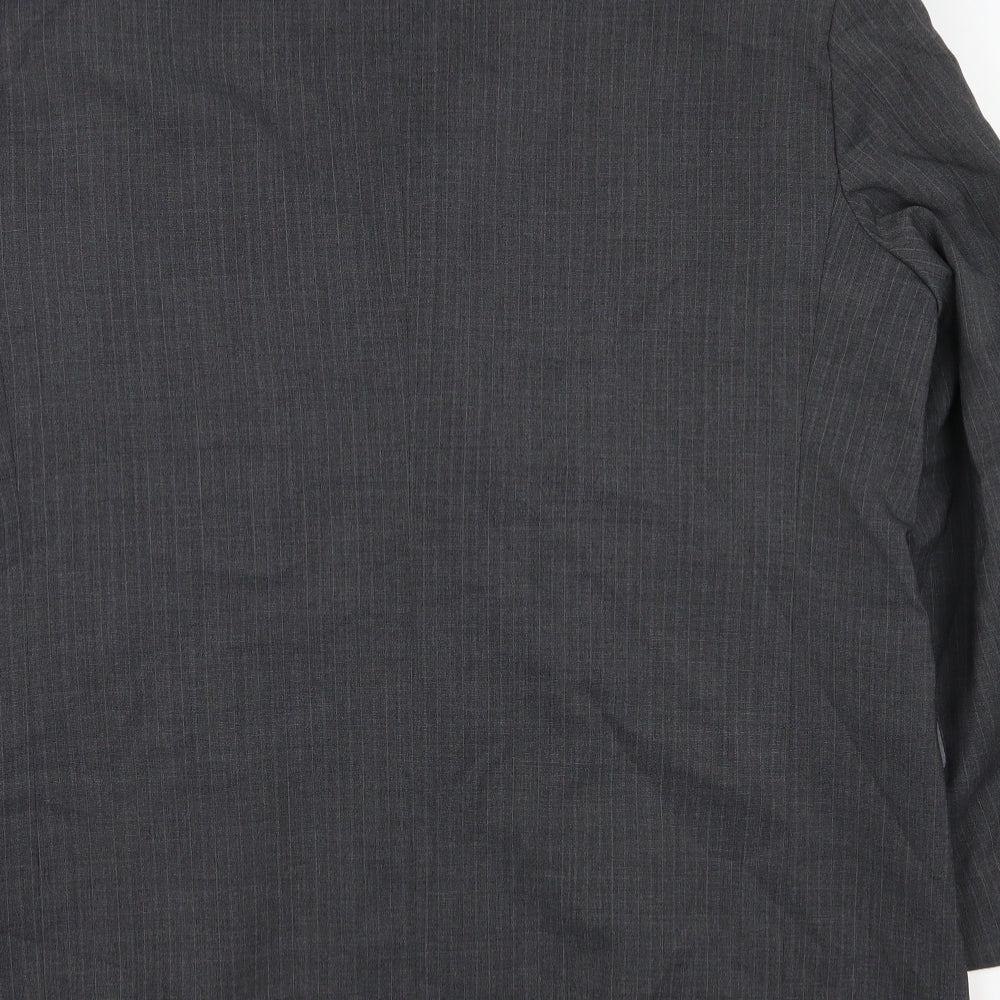 Mens UK Size 46 Impressions Regular Grey Suit Jacket
