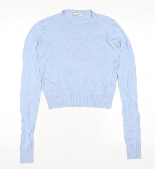 Bershka Womens Blue   Pullover Jumper Size S