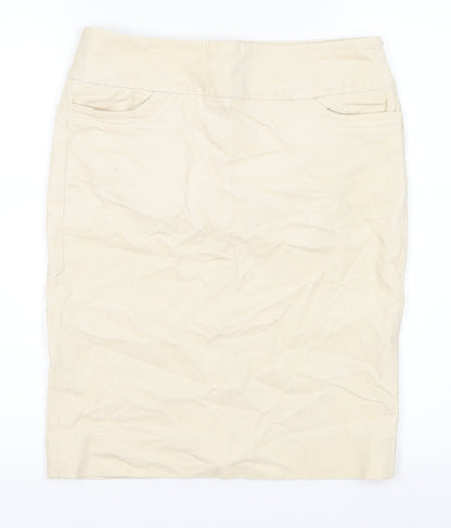Gap Womens Ivory  Corduroy A-Line Skirt Size 4